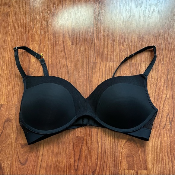 Lively No-Wire Push-Up Bra in Jet Black - size 34C - Picture 1 of 14